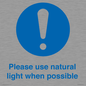 MV10535: Please use natural light when possible