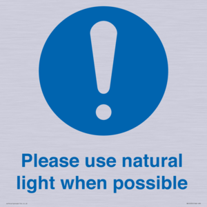 MV10535: Please use natural light when possible