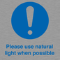MV10535: Please use natural light when possible