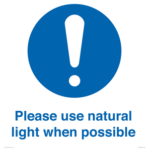 MV10535: Please use natural light when possible
