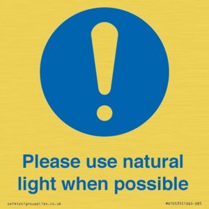 MV10535: Please use natural light when possible