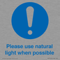 MV10535: Please use natural light when possible