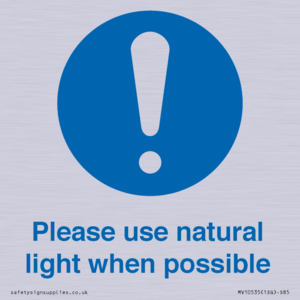 MV10535: Please use natural light when possible