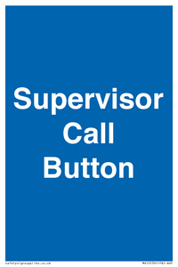 MV10539: Supervisor Call Button