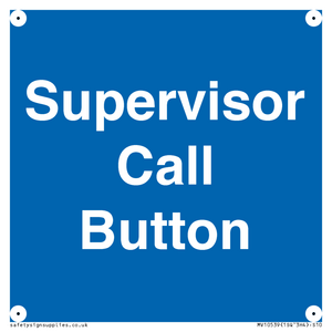 MV10539: Supervisor Call Button