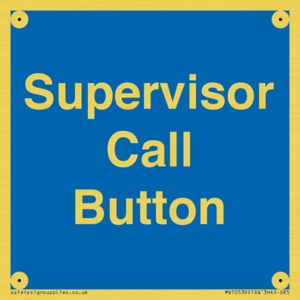 MV10539: Supervisor Call Button