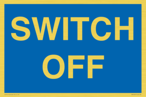 MV10547: SWITCH OFF