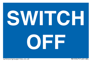 MV10547: SWITCH OFF