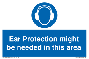 MV10568: Ear Protection might be needed in this area