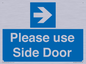 MV10646: Please use Side Door (arrow Right)