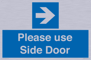 MV10646: Please use Side Door (arrow Right)