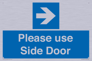 MV10646: Please use Side Door (arrow Right)