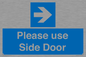 MV10646: Please use Side Door (arrow Right)