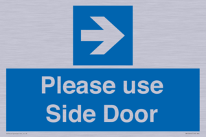 MV10646: Please use Side Door (arrow Right)