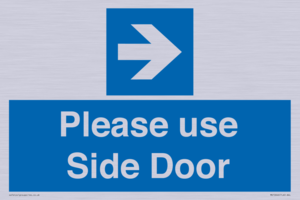 MV10646: Please use Side Door (arrow Right)