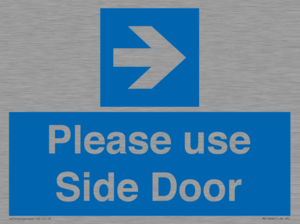 MV10646: Please use Side Door (arrow Right)