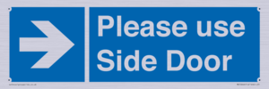 MV10646: Please use Side Door (arrow Right)