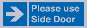 MV10646: Please use Side Door (arrow Right)