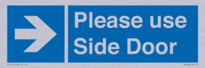 MV10646: Please use Side Door (arrow Right)