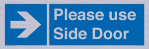 MV10646: Please use Side Door (arrow Right)