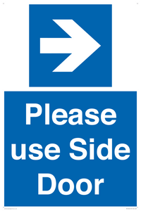 MV10646: Please use Side Door (arrow Right)