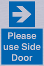 MV10646: Please use Side Door (arrow Right)