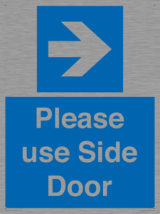 MV10646: Please use Side Door (arrow Right)