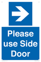 MV10646: Please use Side Door (arrow Right)