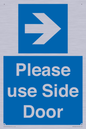 MV10646: Please use Side Door (arrow Right)