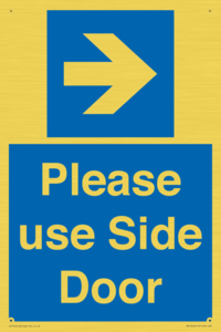 MV10646: Please use Side Door (arrow Right)
