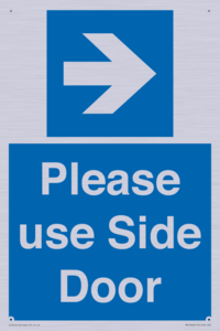 MV10646: Please use Side Door (arrow Right)
