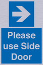 MV10646: Please use Side Door (arrow Right)