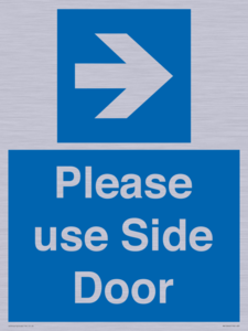 MV10646: Please use Side Door (arrow Right)