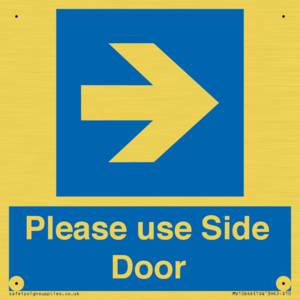 MV10646: Please use Side Door (arrow Right)