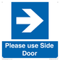MV10646: Please use Side Door (arrow Right)