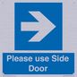 MV10646: Please use Side Door (arrow Right)