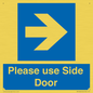 MV10646: Please use Side Door (arrow Right)