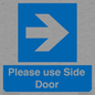 MV10646: Please use Side Door (arrow Right)