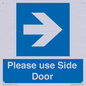 MV10646: Please use Side Door (arrow Right)