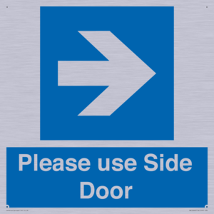 MV10646: Please use Side Door (arrow Right)