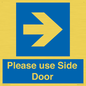 MV10646: Please use Side Door (arrow Right)