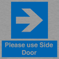 MV10646: Please use Side Door (arrow Right)