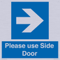 MV10646: Please use Side Door (arrow Right)