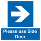 MV10646: Please use Side Door (arrow Right)