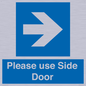 MV10646: Please use Side Door (arrow Right)