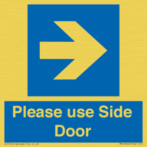 MV10646: Please use Side Door (arrow Right)