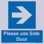 MV10646: Please use Side Door (arrow Right)