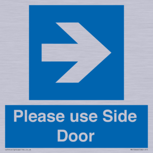 MV10646: Please use Side Door (arrow Right)