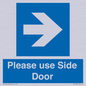 MV10646: Please use Side Door (arrow Right)