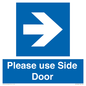 MV10646: Please use Side Door (arrow Right)
